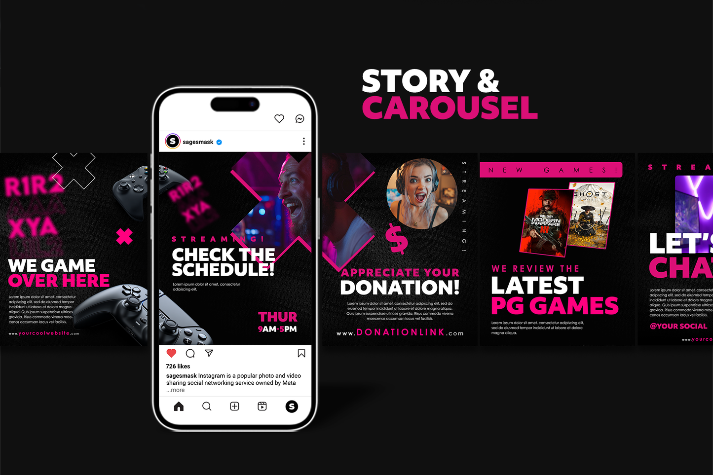 Growth Instagram Template